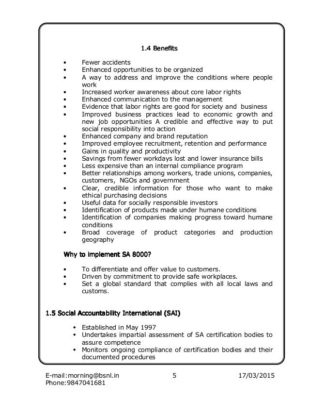 sa8000 guidance document